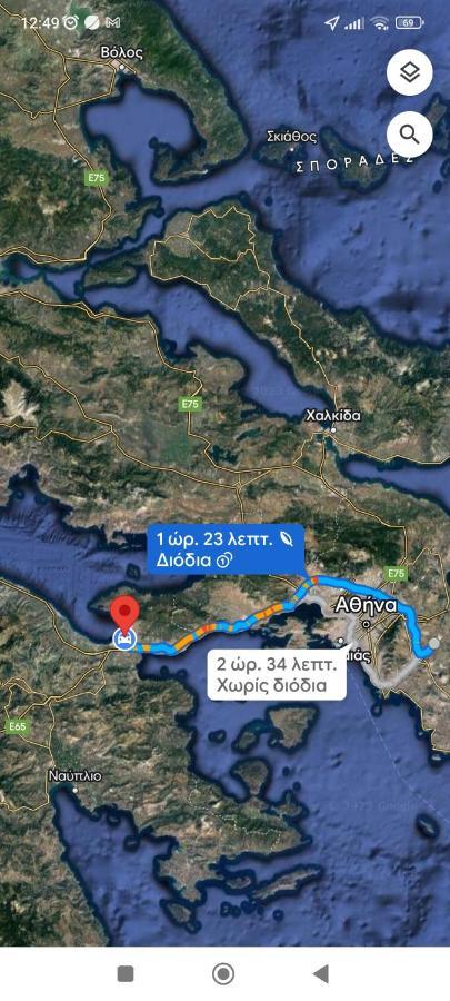 Studio Poseidonia Apartment 75Sqm Corinth Canal Kültér fotó